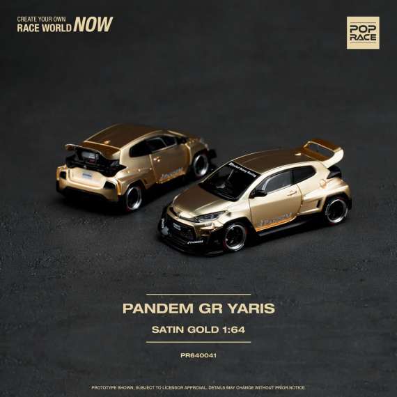 Toyota GR Yaris Pandem Champion Gold Version