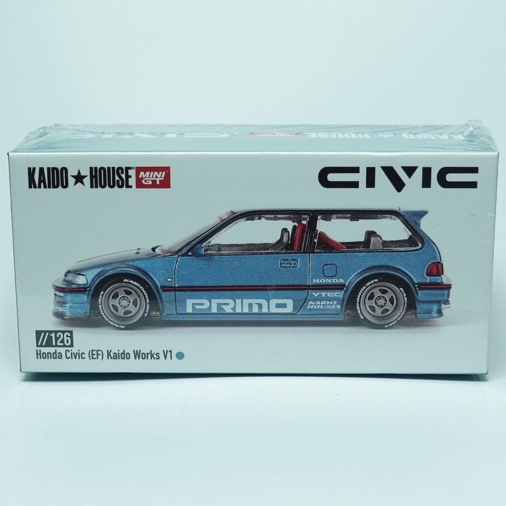 Kaido★House x MINI GT Honda Civic (EF) Kaido Works V1 KHMG126