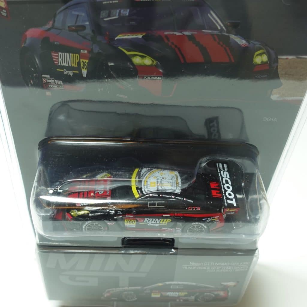 MINI GT 1:64 No.754 Nissan GT-R NISMO GT3 #360 "RUNUP RIVAUX GT-R" TOMEI SPORTS 2023 SUPER GT SERIES / SUPER GT Blister Packaging MGT00754