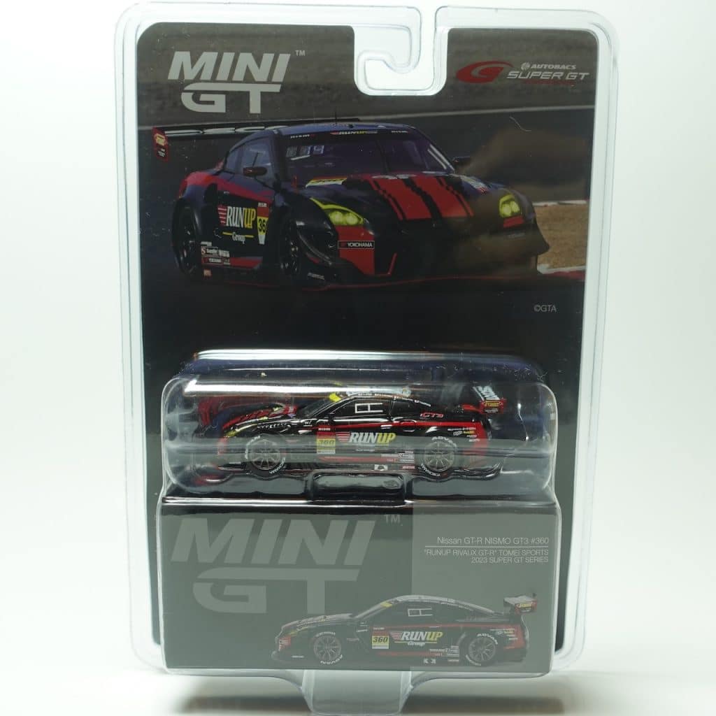 MINI GT 1:64 No.754 Nissan GT-R NISMO GT3 #360 "RUNUP RIVAUX GT-R" TOMEI SPORTS 2023 SUPER GT SERIES / SUPER GT Blister Packaging MGT00754