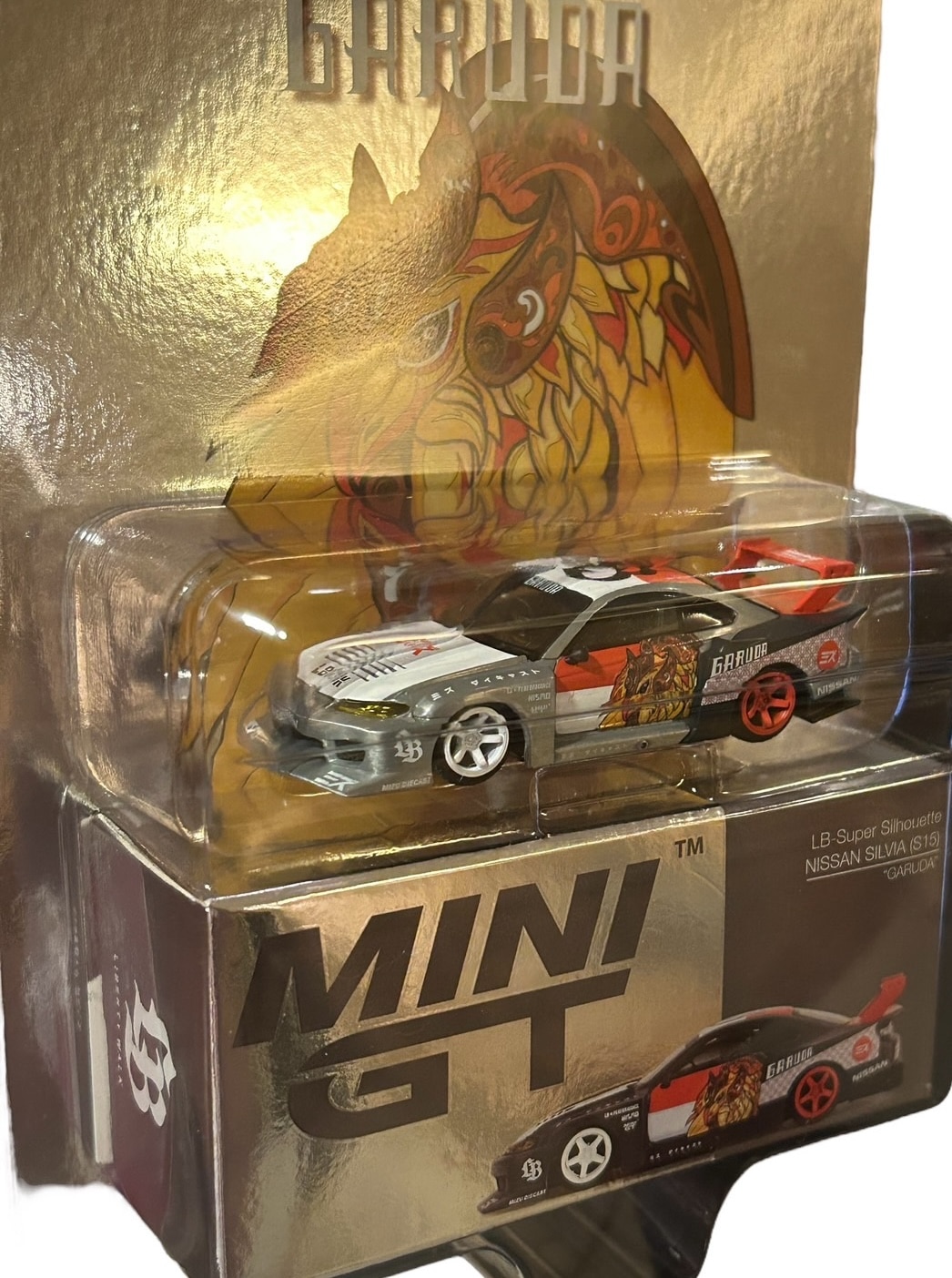 MINI GT No.652 Chase Car Nissan LB-Super Silhouette S15