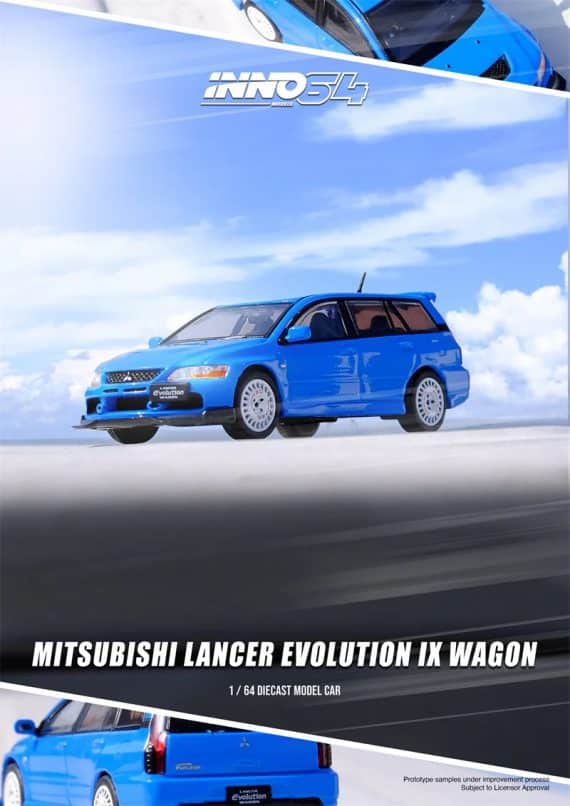 MITSUBISHI LANCER EVOLUTION IX WAGON BLUE