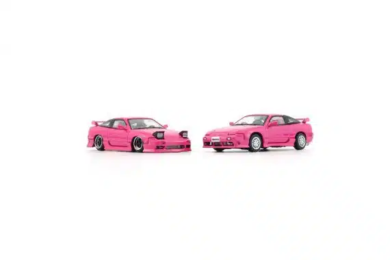 BM Creations 1:64 BMC Nissan 180SX PRS13 Metallic Pink 64B0307