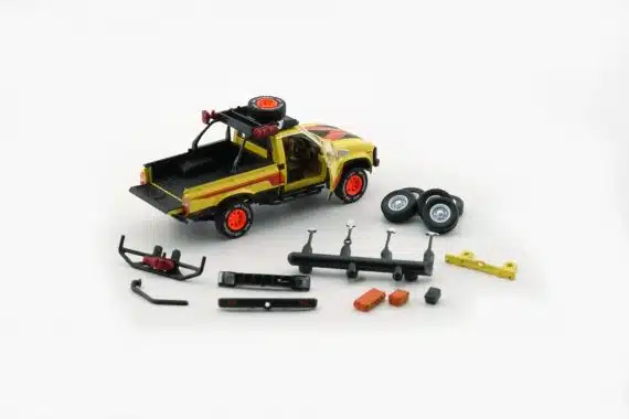 BMC Toyota Hilux 1980 N60 N70 Series Yellow w/Acc 64B0385