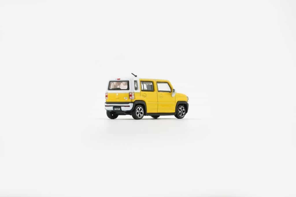 BM Creations 1:64 BMC Suzuki Hustler 2019 Active Yellow/White Top 64B0389