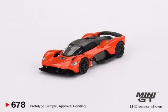 MINI GT No.678 Aston Martin Valkyrie Maximum Orange MGT00678