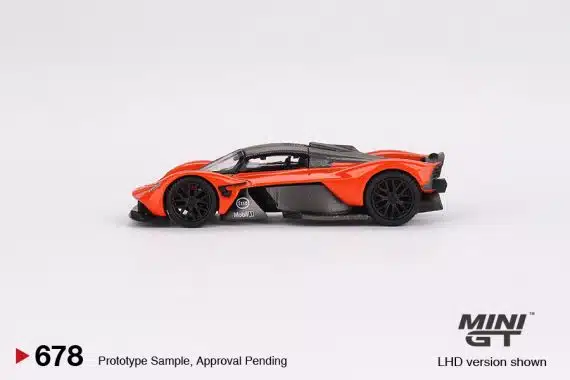 MINI GT No.678 Aston Martin Valkyrie Maximum Orange MGT00678