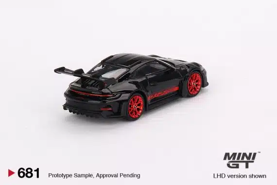 Porsche 911 (992) GT3 RS Black with Pyro Red MGT00681