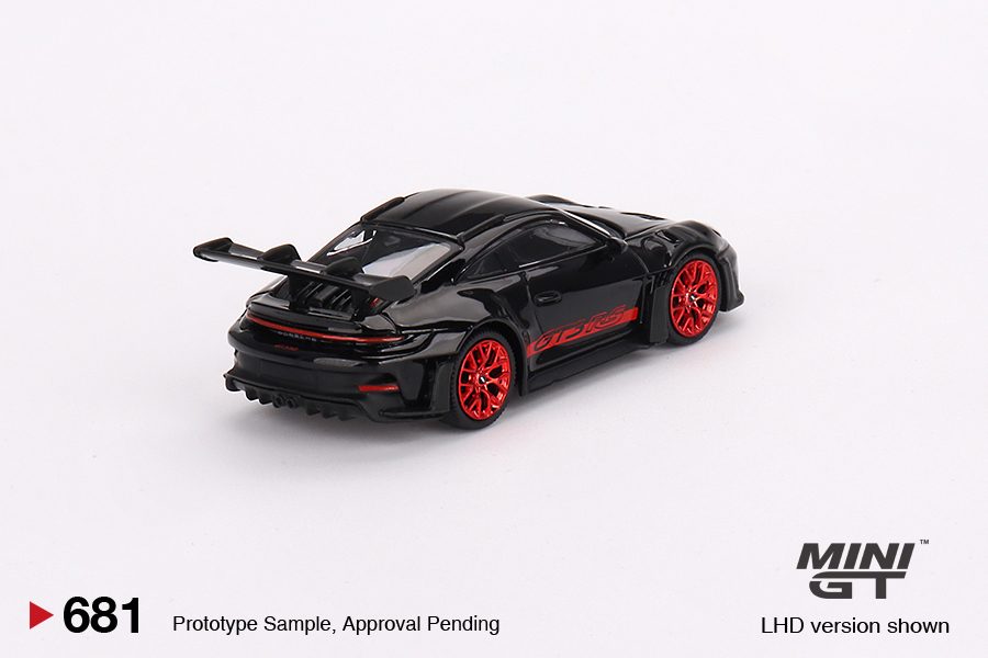 Porsche 911 (992) GT3 RS Black with Pyro Red MGT00681