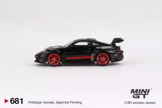 Porsche 911 (992) GT3 RS Black with Pyro Red MGT00681