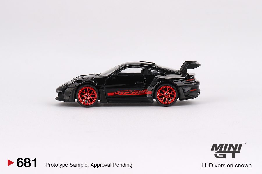 Porsche 911 (992) GT3 RS Black with Pyro Red MGT00681