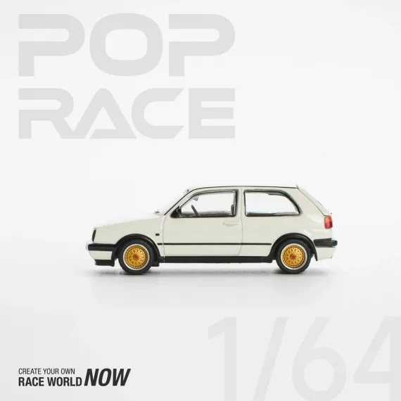 POP RACE 1:64 Golf GTI MkII - White PR640071