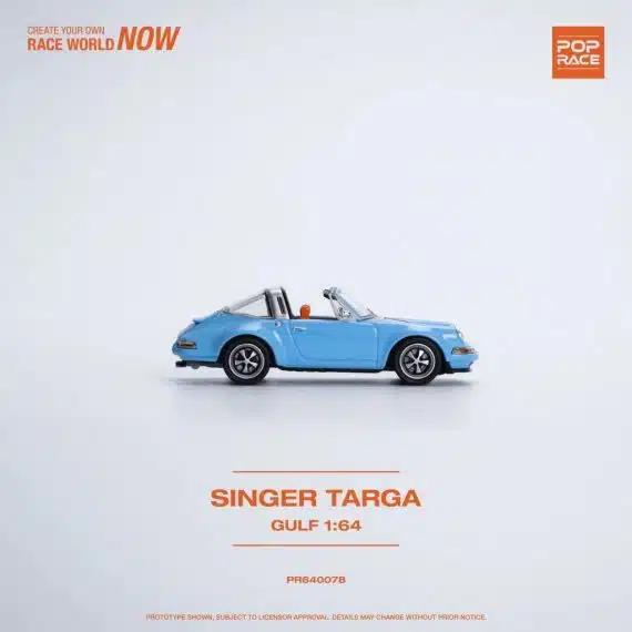 POP RACE 1:64 Singer Targa - Gulf PR640078