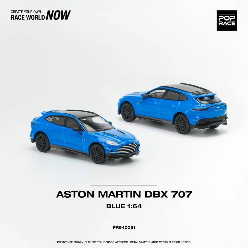 POP RACE 1:64 Aston Martin DBX 707 - Blue PR640031