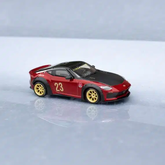 MINI GT No.737 CLDC BOOK with interview MINIGT bundle with 1:64 MINI GT Nissan Z LB Nation Works Gem Red MGT00737