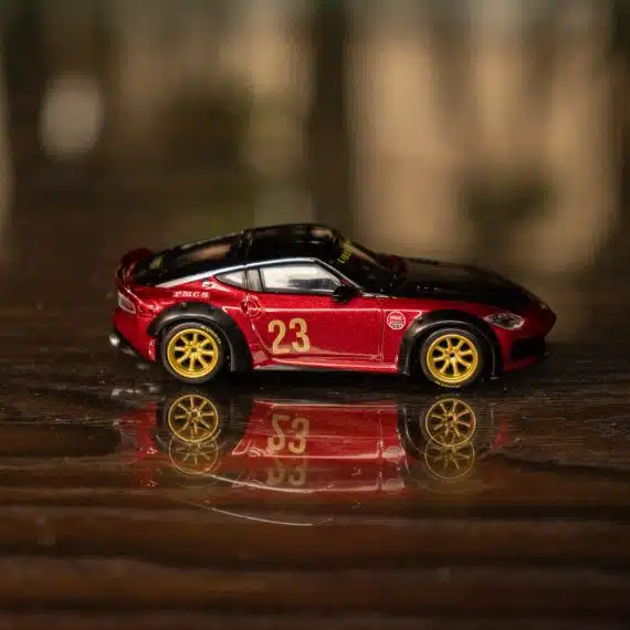 MINI GT No.737 CLDC BOOK with interview MINIGT bundle with 1:64 MINI GT Nissan Z LB Nation Works Gem Red MGT00737