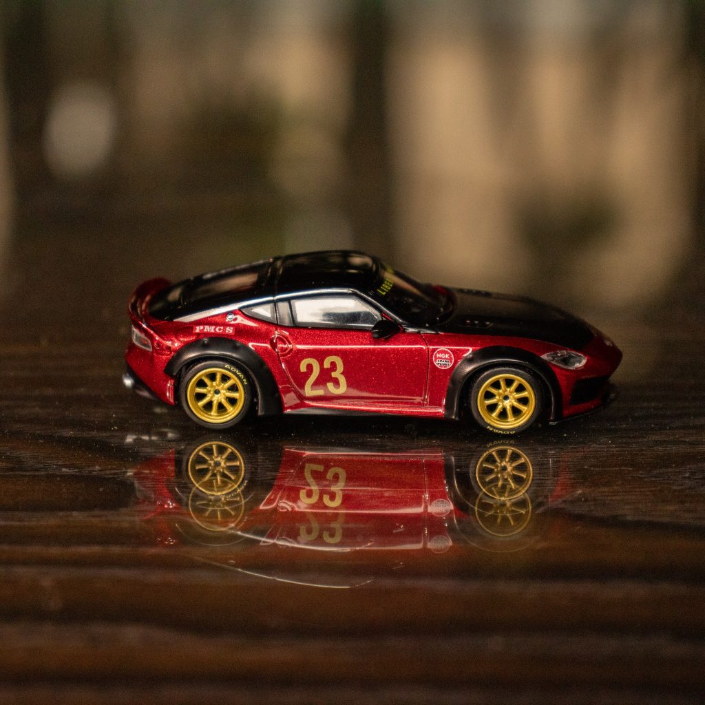 MINI GT No.737 CLDC BOOK with interview MINIGT bundle with 1:64 MINI GT Nissan Z LB Nation Works Gem Red MGT00737