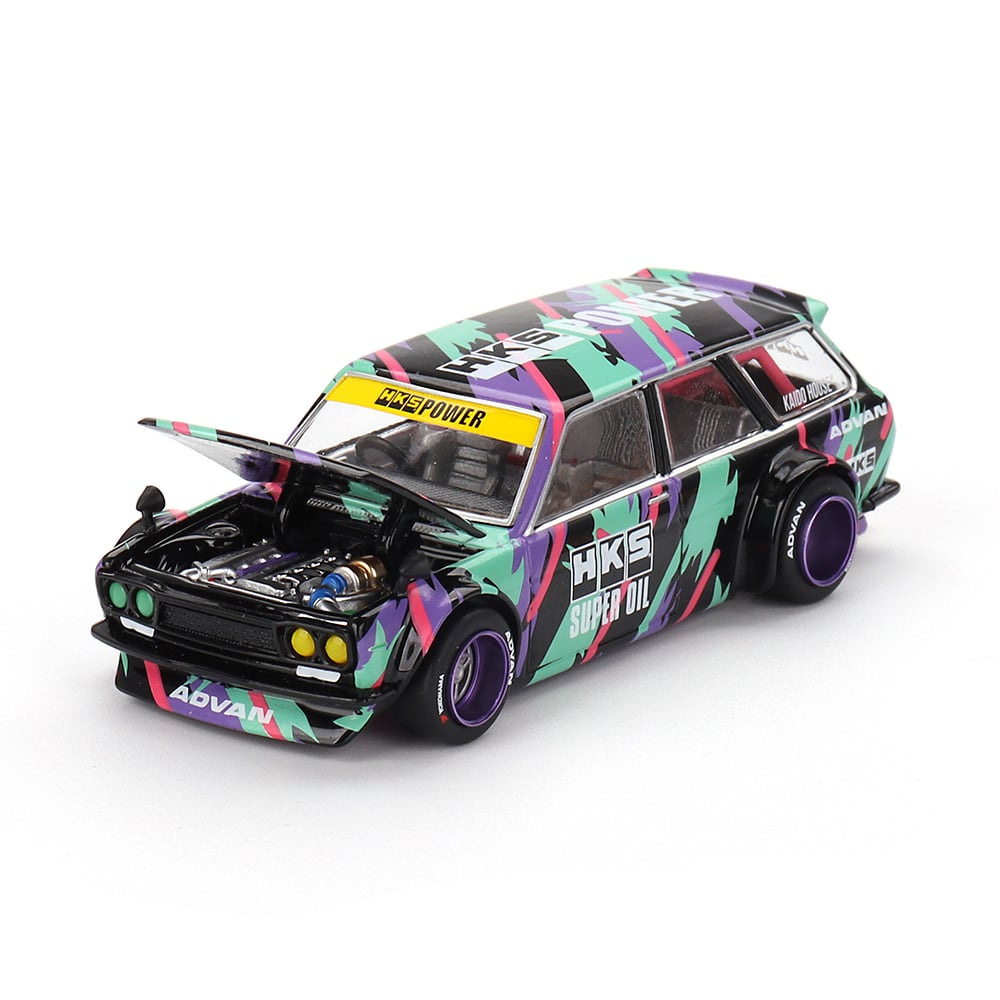 MINI GT No.144 Datsun KAIDO 510 Wagon HKS V1 KHMG144