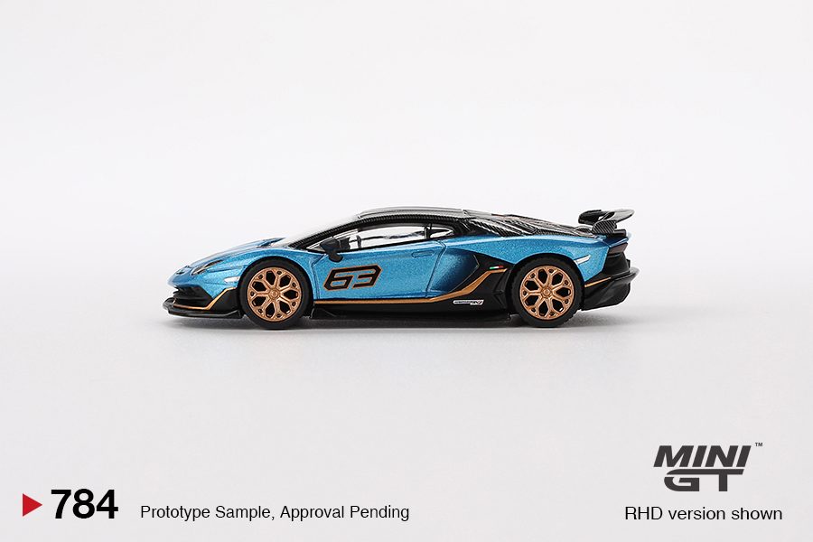 Lamborghini Aventador SVJ 63 Blu Aegir