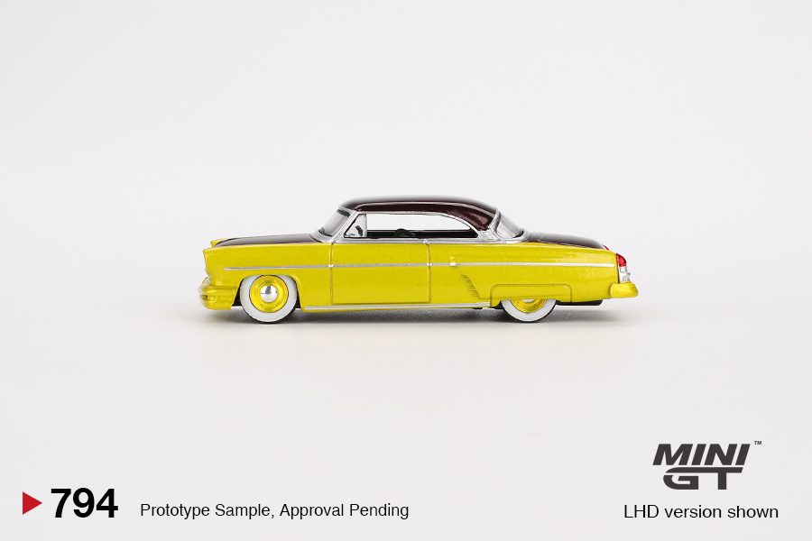 Lincoln Capri Hot Rod 1954 Lime Yellow
