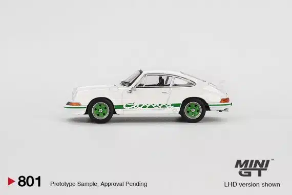 Porsche 911 Carrera RS 2.7 Grand Prix White with Green Livery