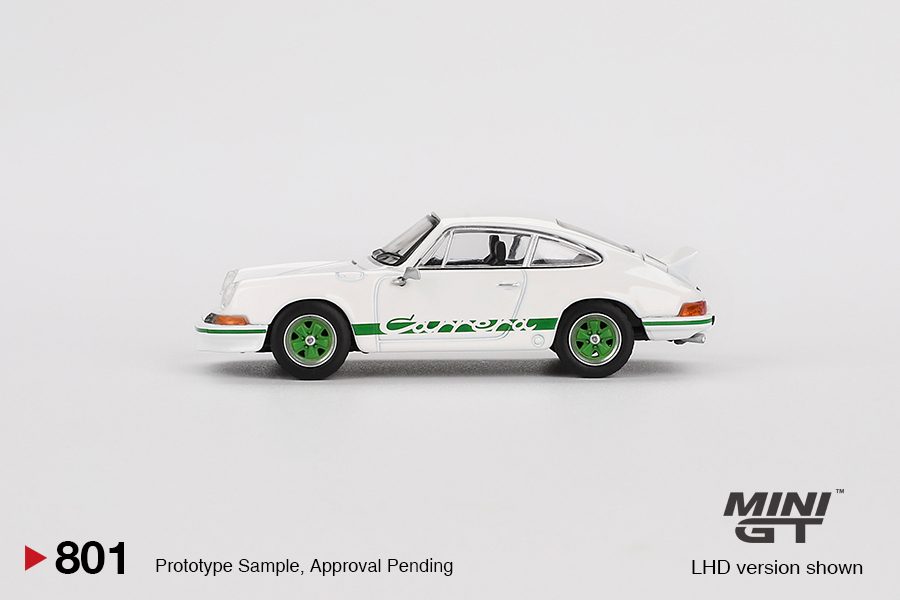 Porsche 911 Carrera RS 2.7 Grand Prix White with Green Livery