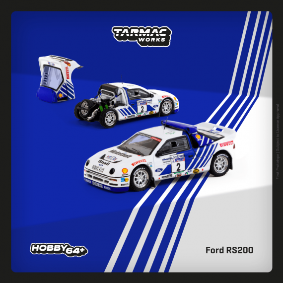 Ford RS200 Lombard RAC Rally 1986 Stig Blomqvist