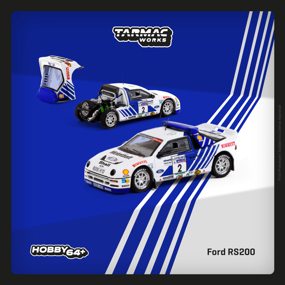 Ford RS200 Lombard RAC Rally 1986 Stig Blomqvist