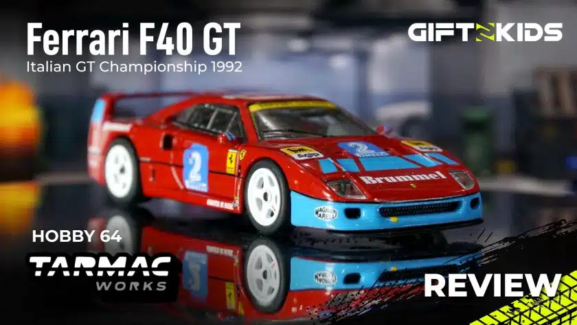 Unboxing Tarmac Works HOBBY64 Ferrari F40 GT