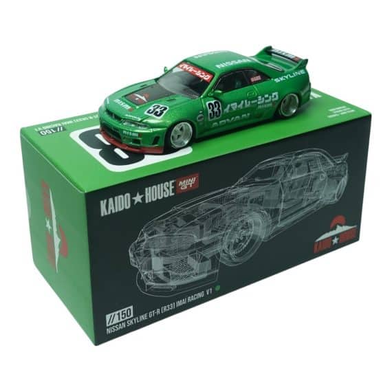 MINI GT No.150 Nissan Skyline GT-R (R33) Imai Racing V1 KHMG150