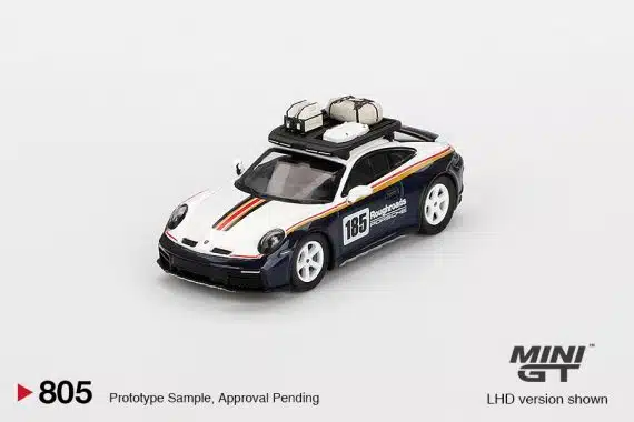 Porsche 911 Dakar Rallye Design Package White/Gentian Blue Metallic MGT00805