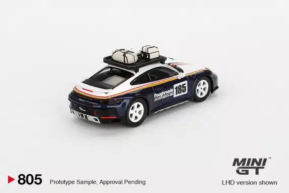 Porsche 911 Dakar Rallye Design Package White/Gentian Blue Metallic MGT00805
