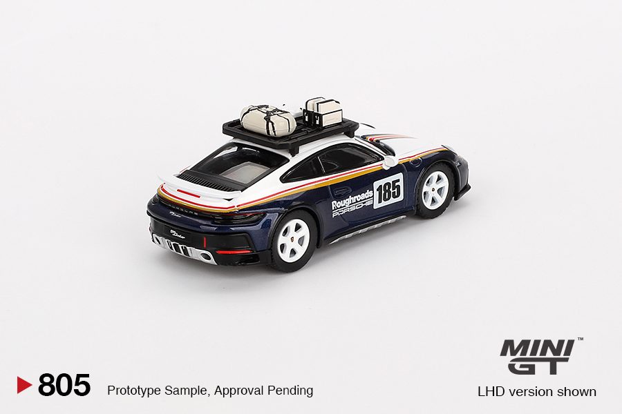 Porsche 911 Dakar Rallye Design Package White/Gentian Blue Metallic MGT00805