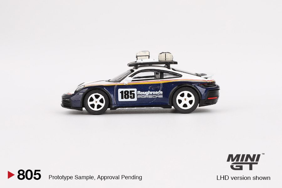 Porsche 911 Dakar Rallye Design Package White/Gentian Blue Metallic MGT00805