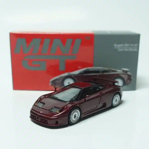 MINI GT No.806 Bugatti EB110 GT Dark Red Metallic MGT00806