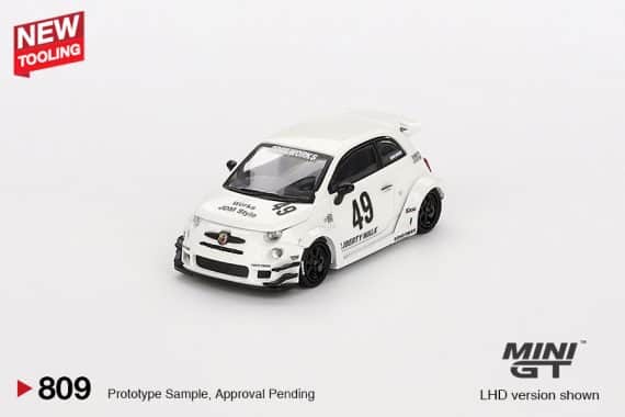 LB-WORKS x Fiat Abas Works ABARTH 595 Gara White MGT00809