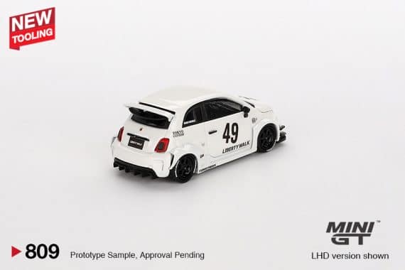 LB-WORKS x Fiat Abas Works ABARTH 595 Gara White MGT00809