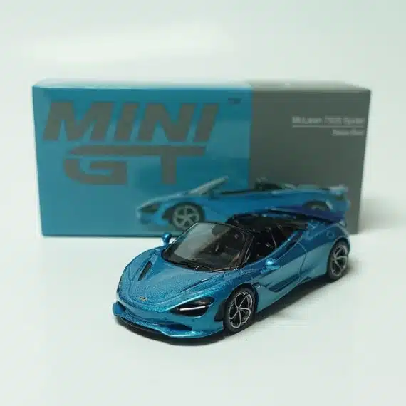 MINI GT No.812 McLaren 750S Spider Belize Blue MGT00812