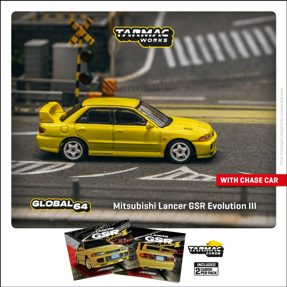 Mitsubishi Lancer GSR Evolution III Yellow