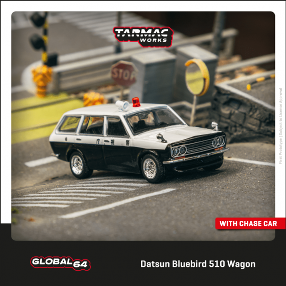 Datsun Bluebird 510 Wagon Japan Police Car T64G-026-PC