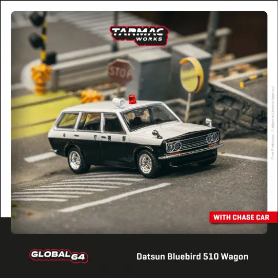 Datsun Bluebird 510 Wagon Japan Police Car T64G-026-PC