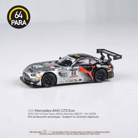 PARA64 1:64 Mercedes-AMG GT3 Evo 2022 24H Spa Akkodis P1