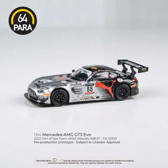 PARA64 1:64 Mercedes-AMG GT3 Evo 2022 24H Spa Akkodis P1