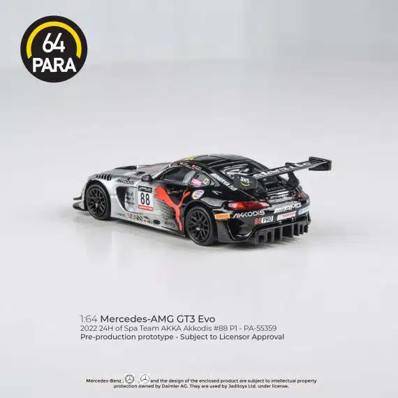 PARA64 1:64 Mercedes-AMG GT3 Evo 2022 24H Spa Akkodis P1