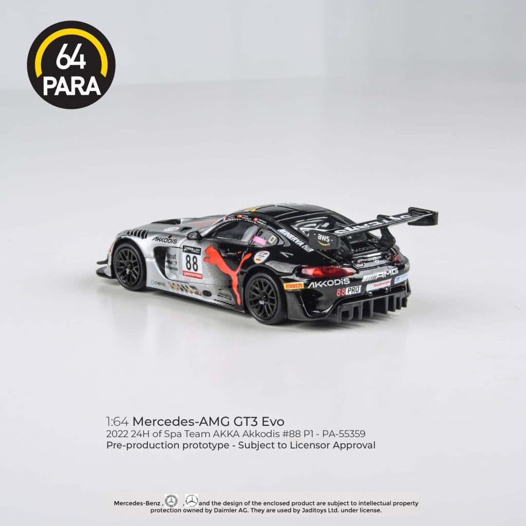 PARA64 1:64 Mercedes-AMG GT3 Evo 2022 24H Spa Akkodis P1