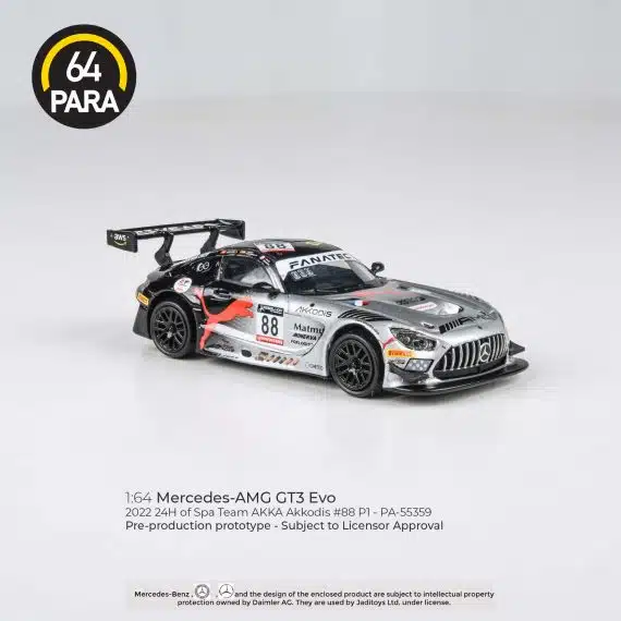 PARA64 1:64 Mercedes-AMG GT3 Evo 2022 24H Spa Akkodis P1