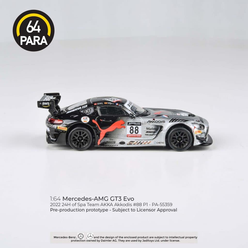 PARA64 1:64 Mercedes-AMG GT3 Evo 2022 24H Spa Akkodis P1