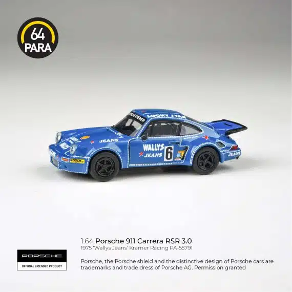 PARA64 1:64 1974 Porsche 911 3.0 RSR 'Wally's Jeans' PA-55791