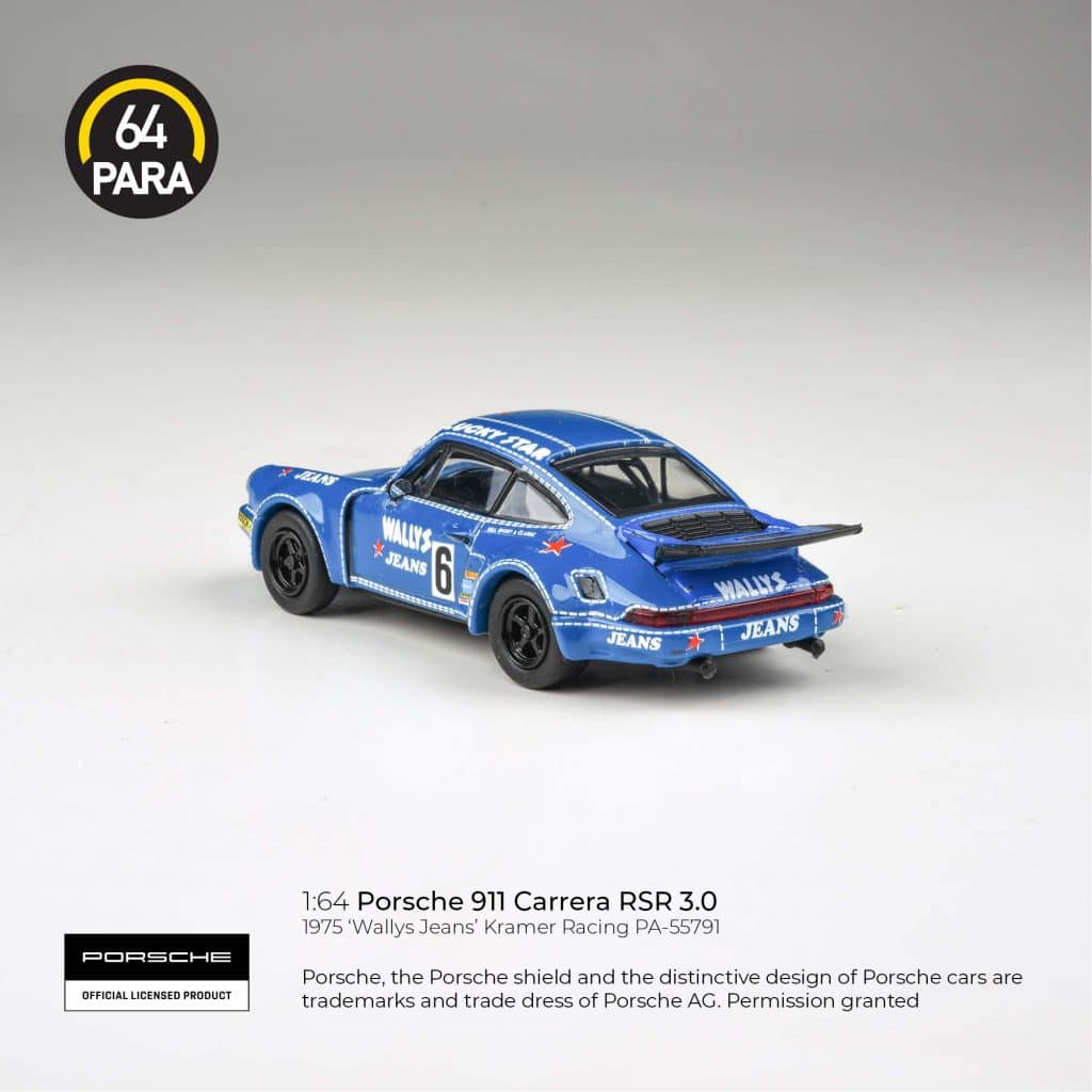PARA64 1:64 1974 Porsche 911 3.0 RSR 'Wally's Jeans' PA-55791