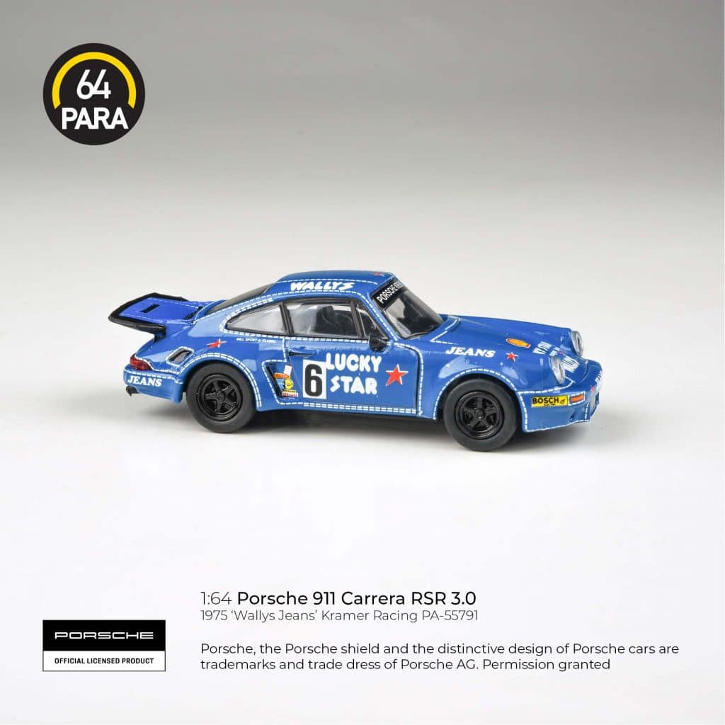 PARA64 1:64 1974 Porsche 911 3.0 RSR 'Wally's Jeans' PA-55791